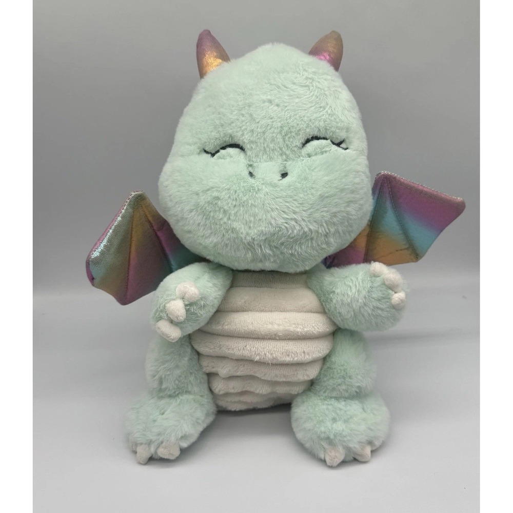 Hugs & Cuddles Glow Brights 12" Dragon Plush with LED Lights, Sound Effect